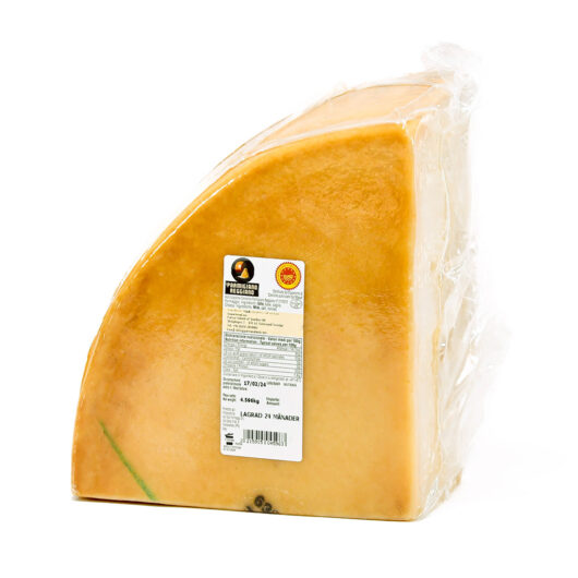 Parmesanost 5 kg lagrad i 24 månader, 1/8 av hel kärna